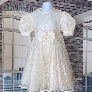Boutique Special Occasion Ivory Lace Dress